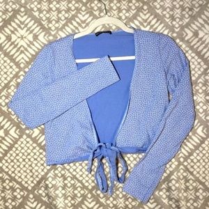 RARE brandy melville coco wrap top